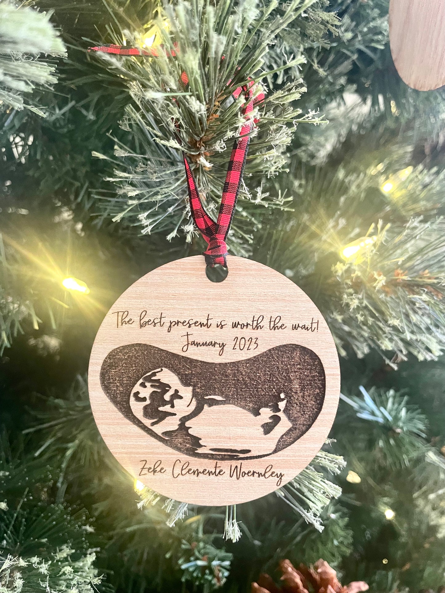 Baby's First Christmas Photo Ornament