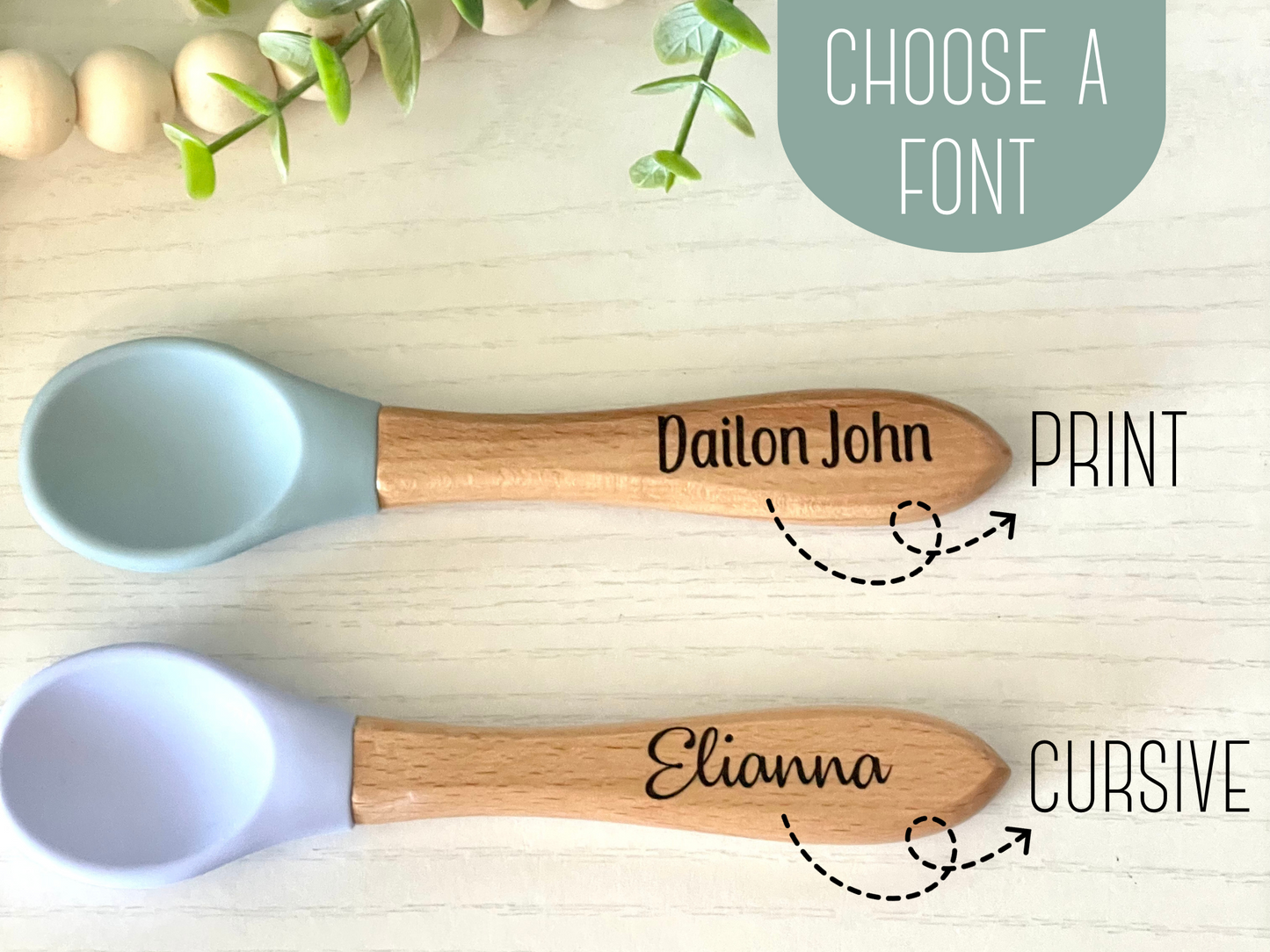 Name Engraved Spoon & Bowl