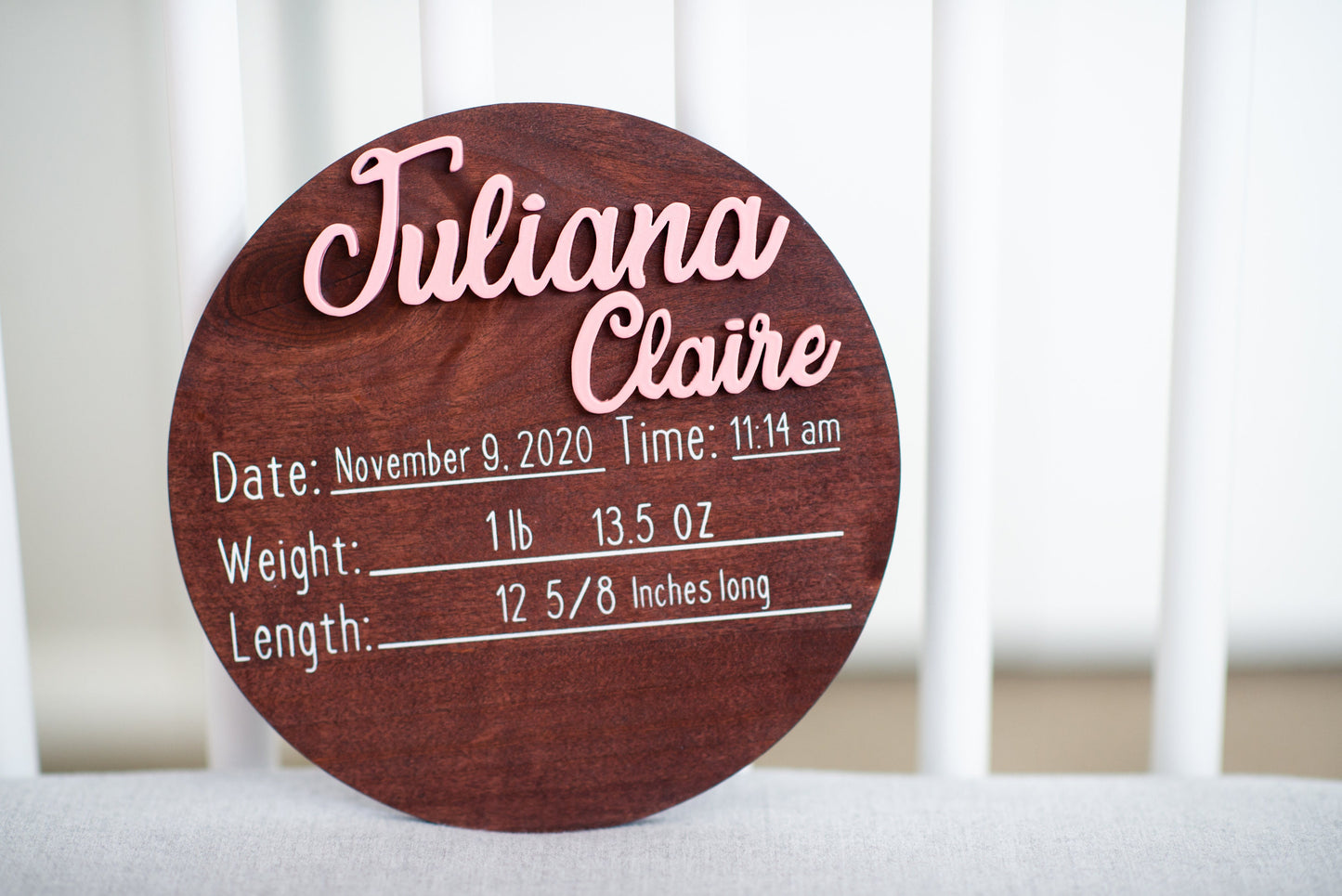 Birth Announcement Sign