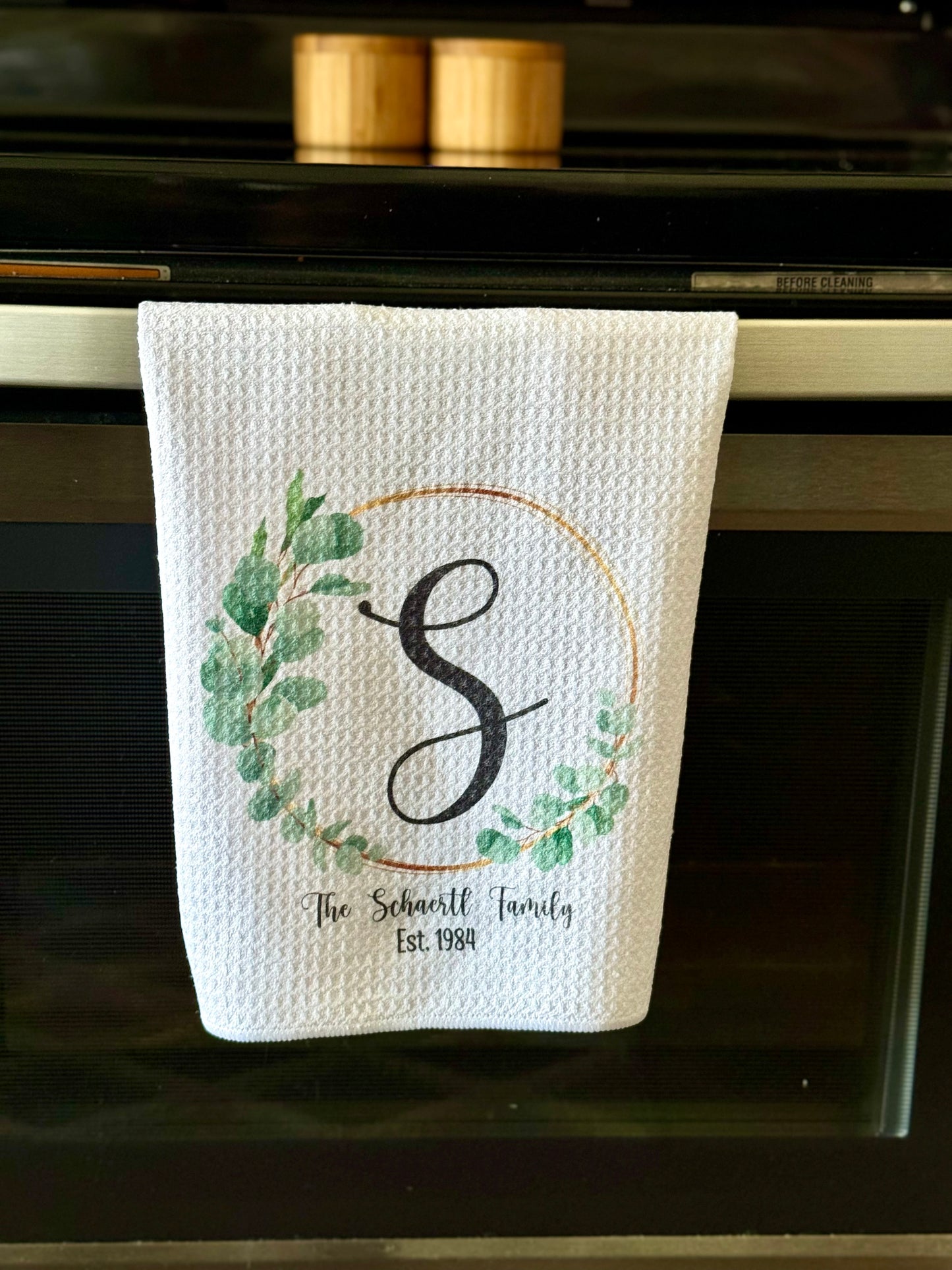 Personalized Last Name Towels