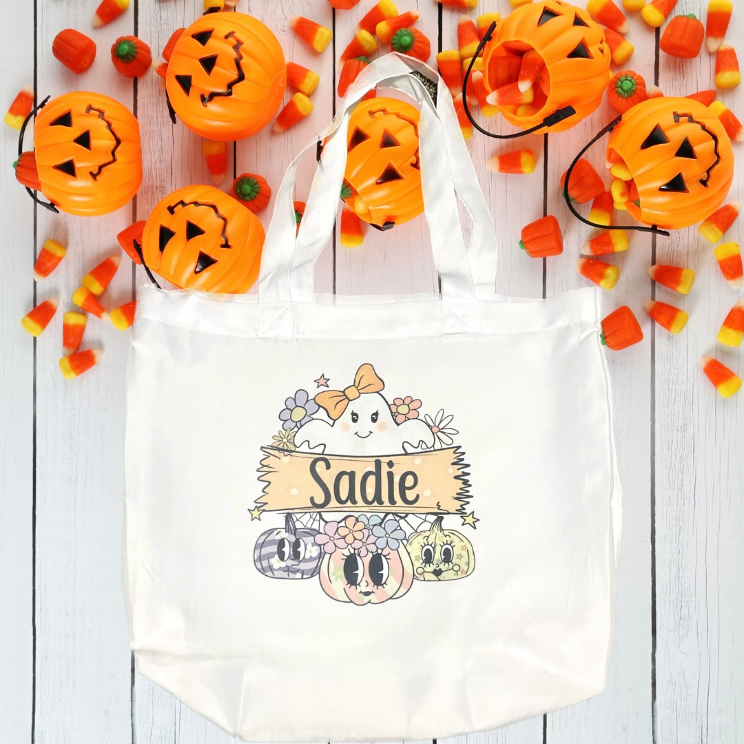 Halloween Trick or Treat Bags With Name