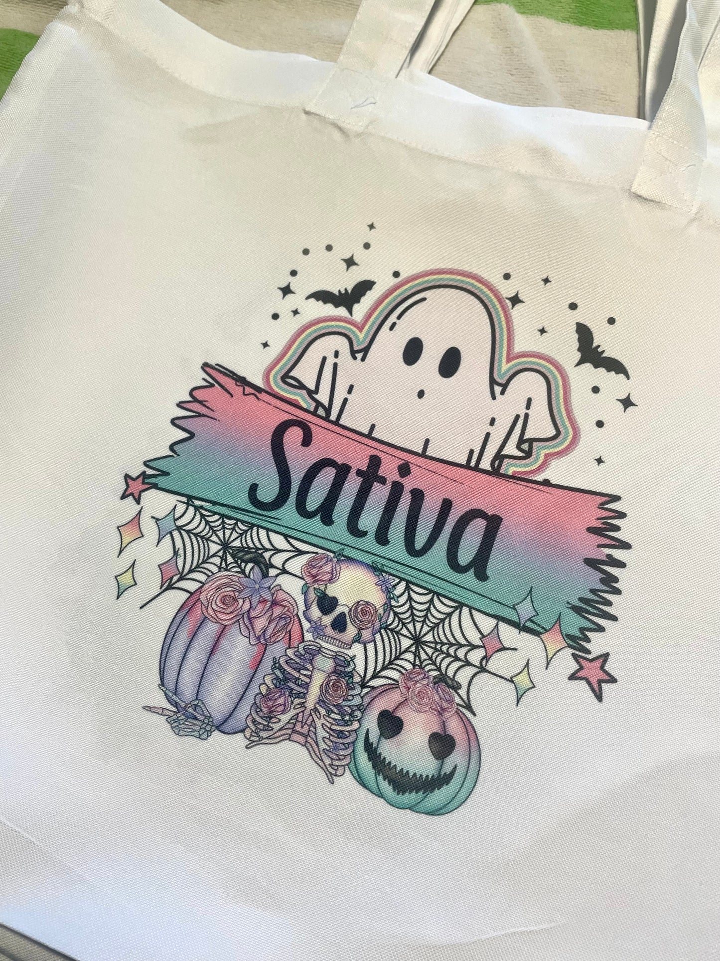 Halloween Trick or Treat Bags With Name