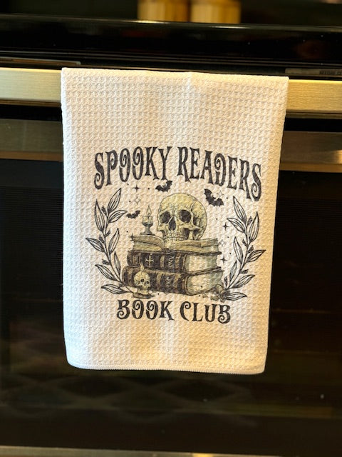 "Spooky Readers Book Club"  Towel