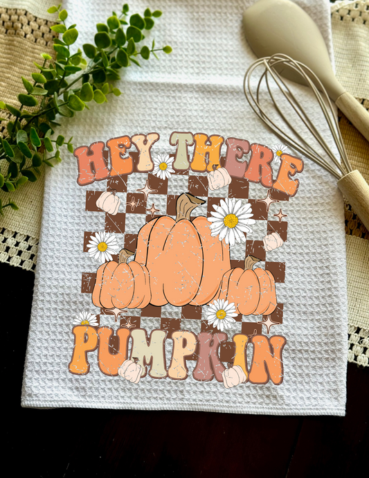 Retro - "Hey There Pumpkin" - Towel