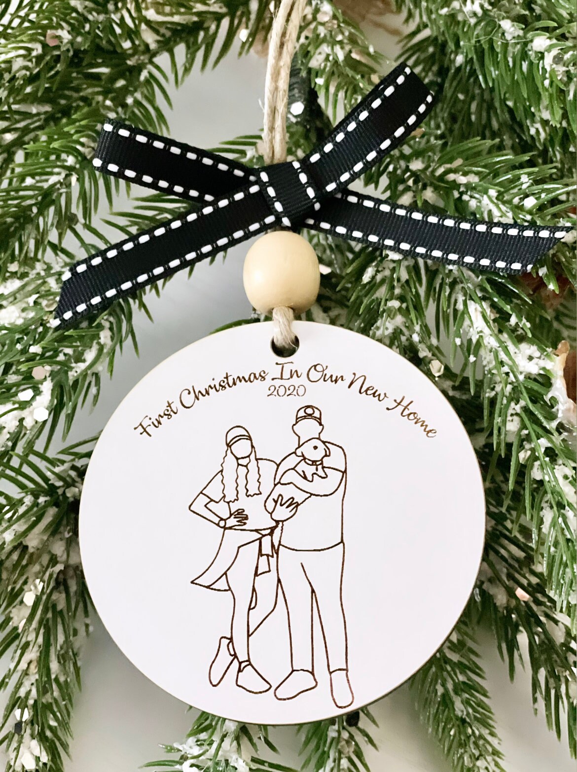Faceless Photo Ornament