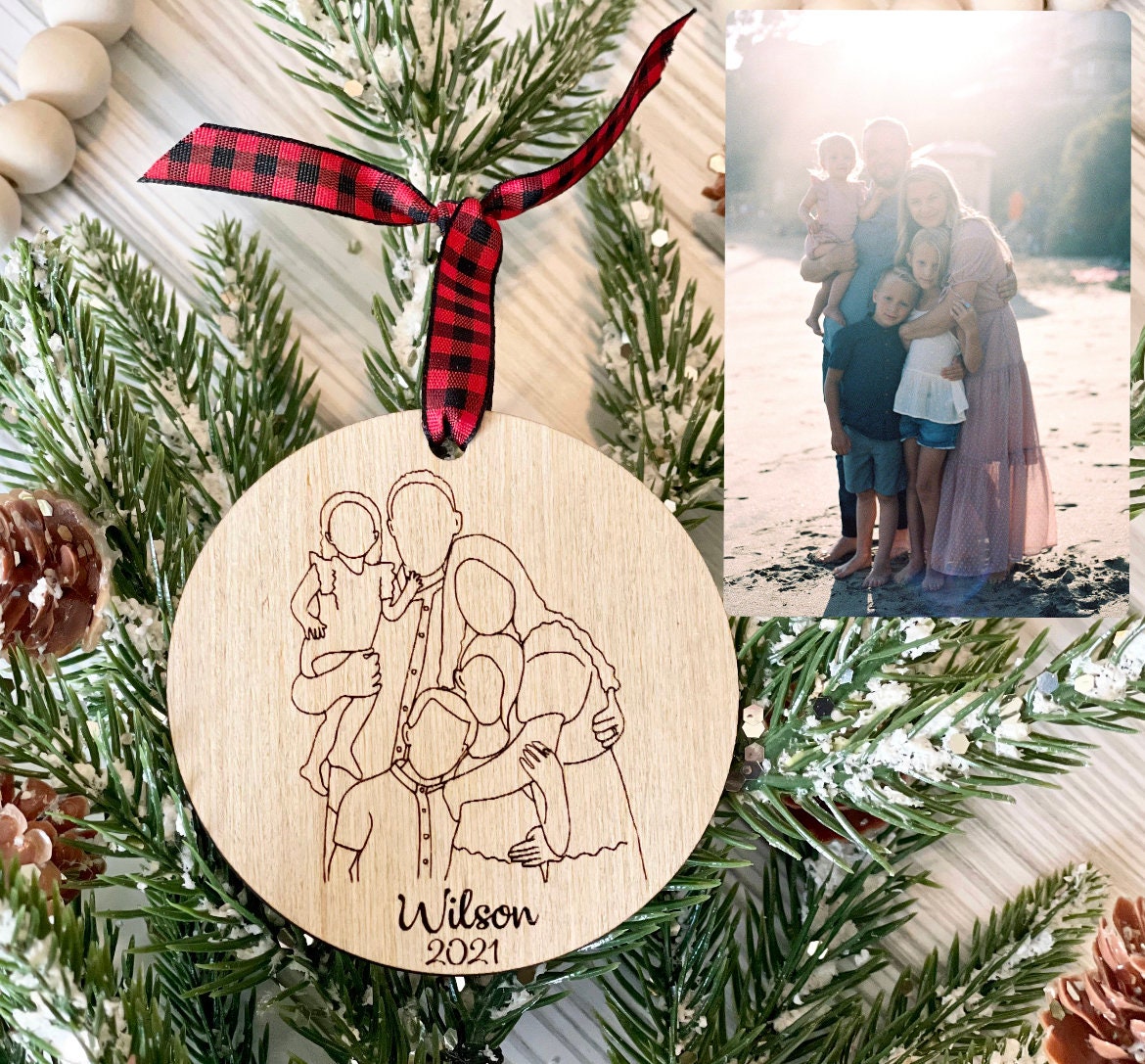 Engagement Photo Ornament