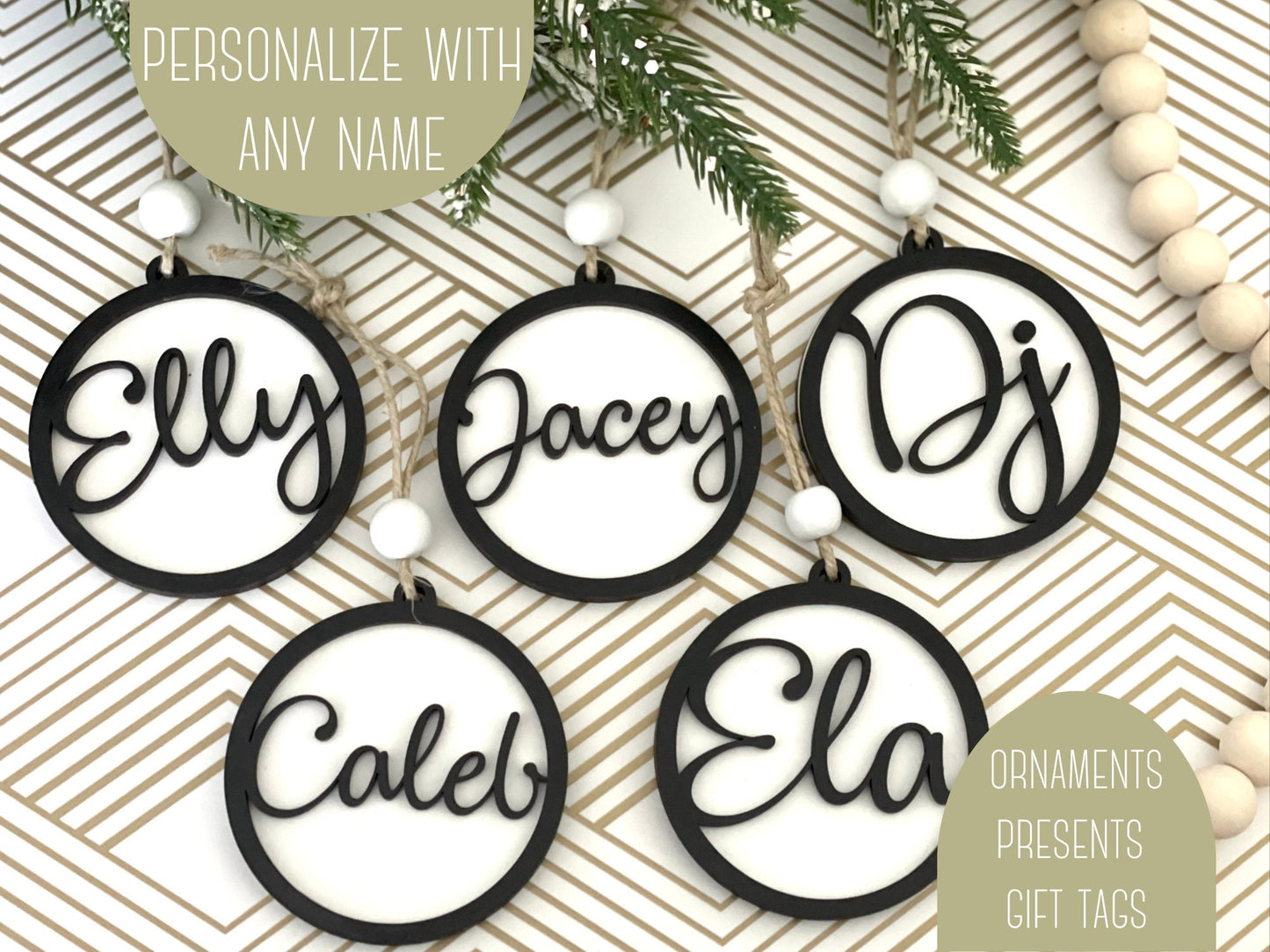 Personalized Name Ornament