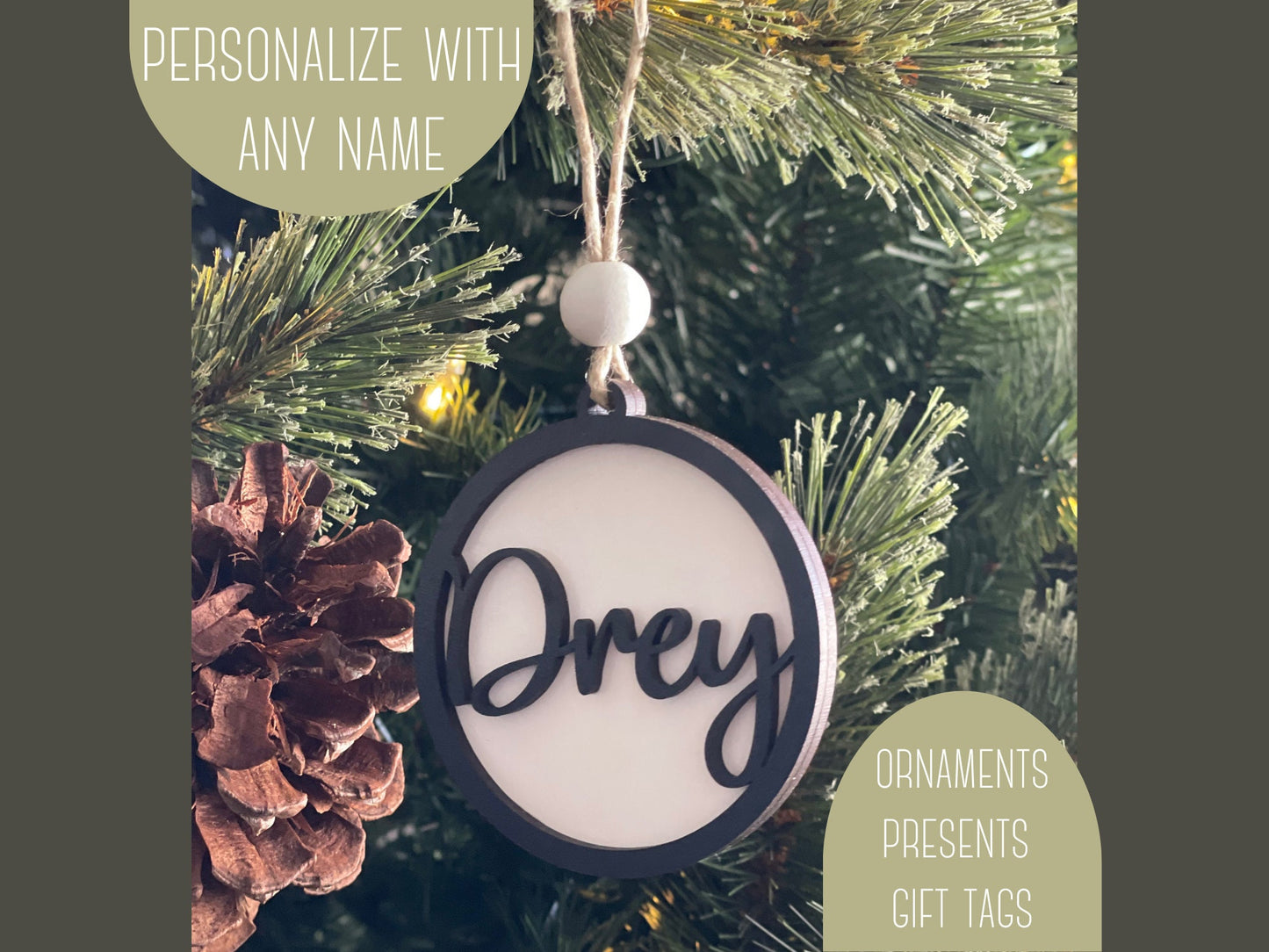 Personalized Name Ornament