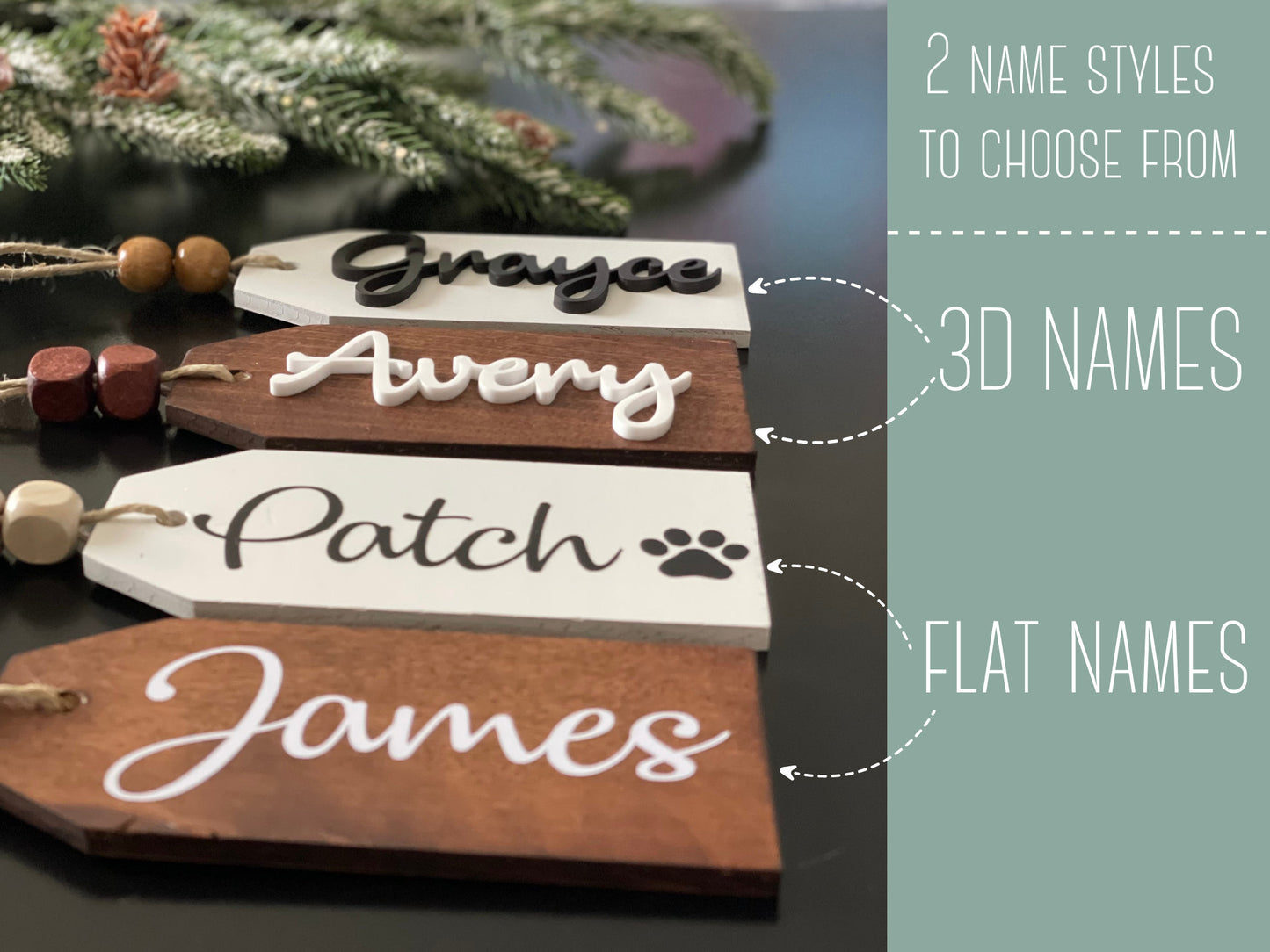 Stocking Name Tags