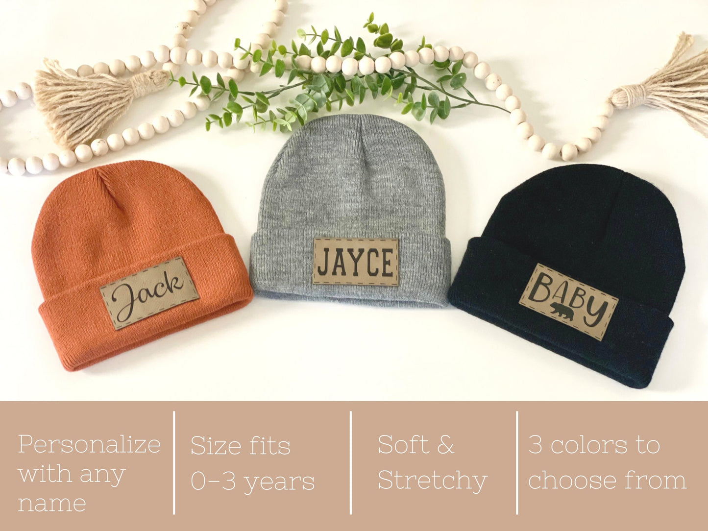 Name Beanie For Kids