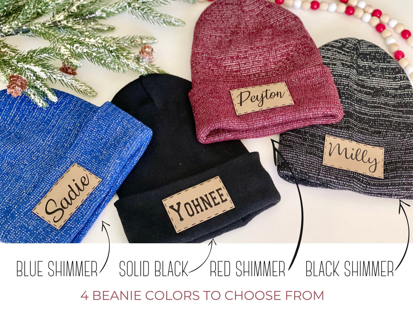 Toddler/Adult Names Beanies