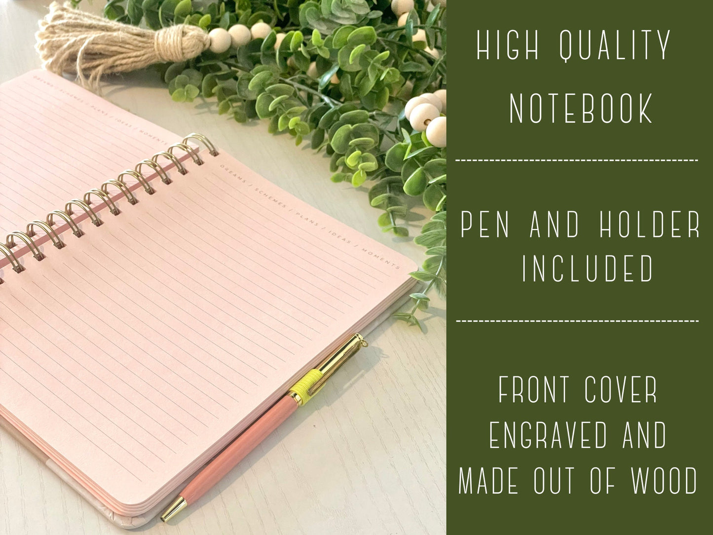 Personalized Teacher Notebook & Pen