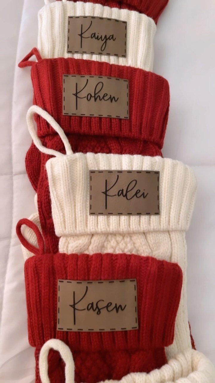 Cable Knit Stocking With Name